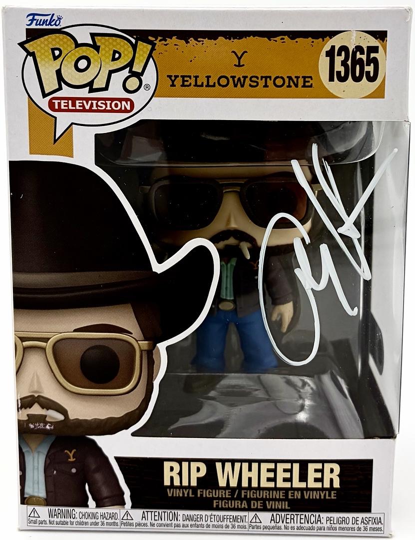 Cole Hauser Signed Funko Pop #1365 Rip Wheeler / Yellowstone *EXTREMELY RARE* - SWAU COA